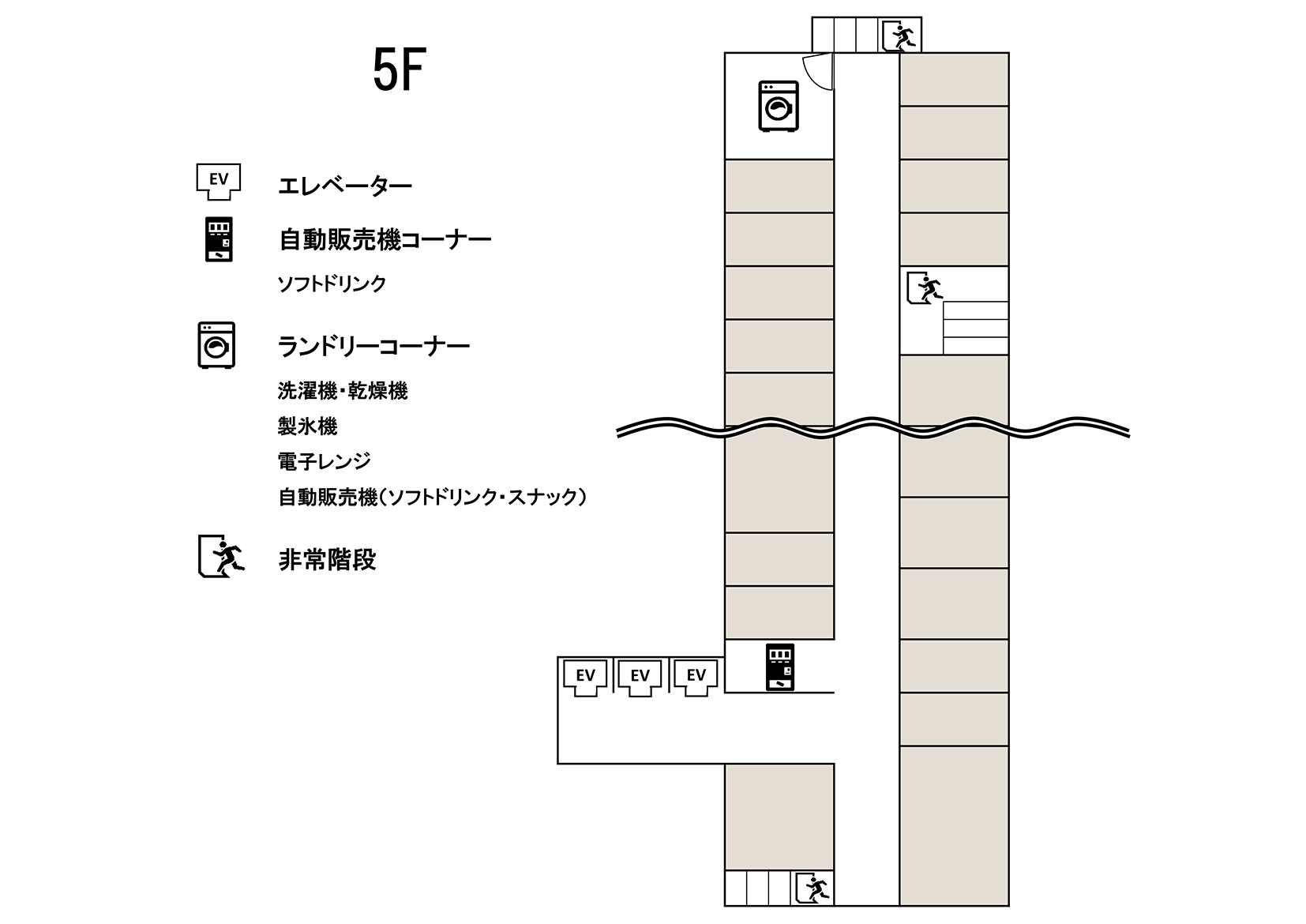 フロアマップ5F